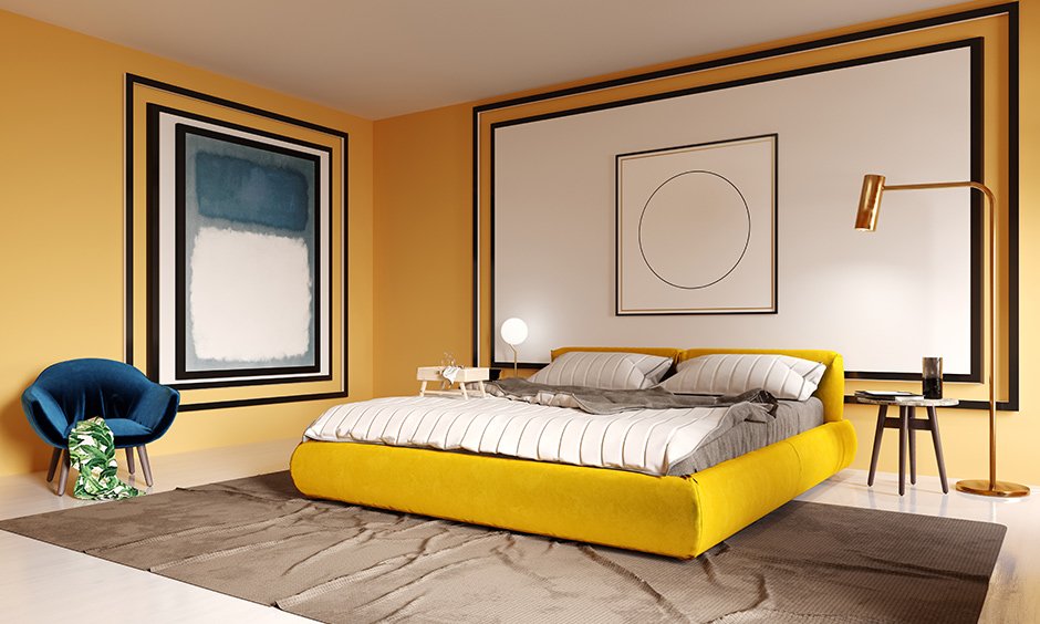 Yellow Bedroom, Decorate
