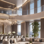 luxury residences with elegant interiors